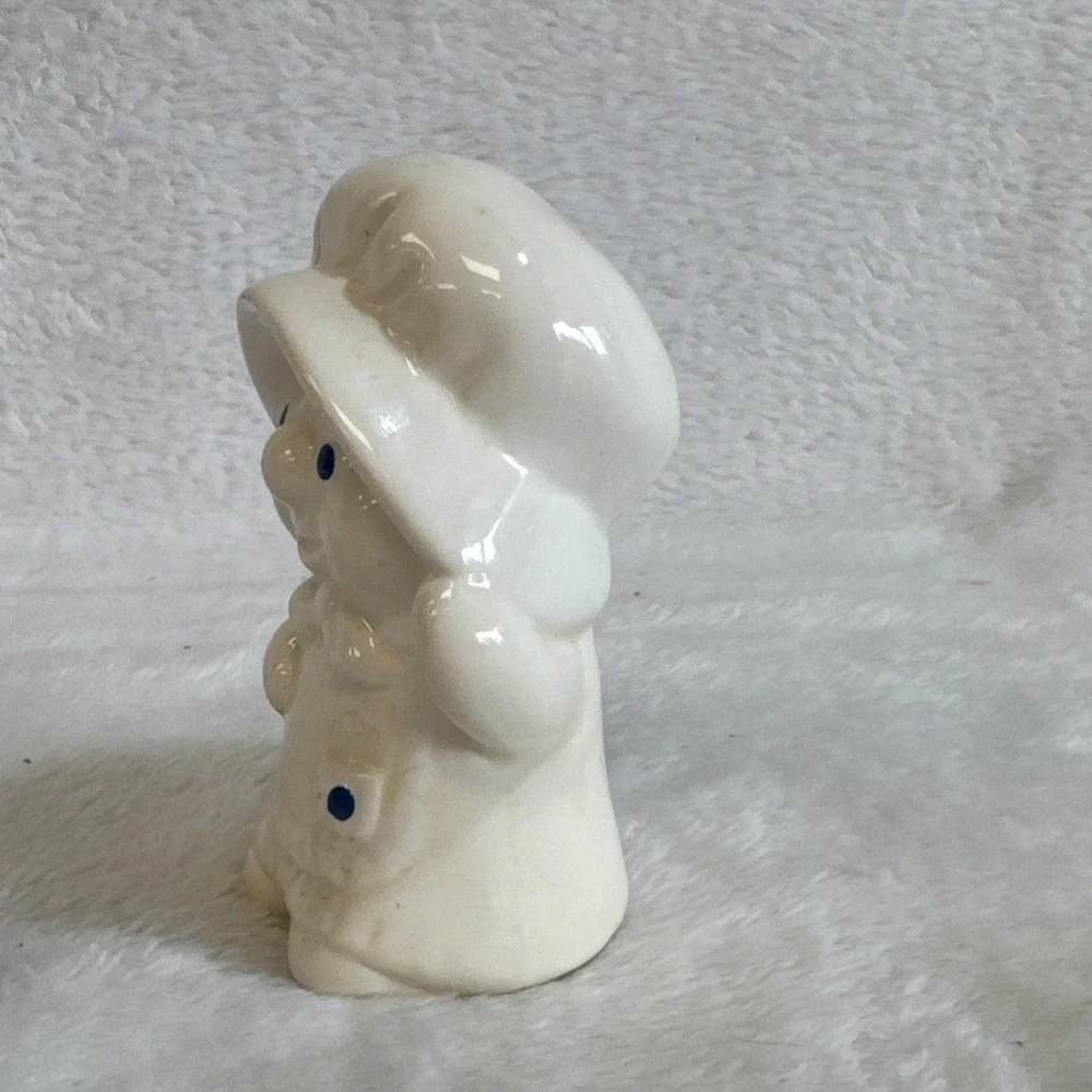 1988 Vintage Ceramic Pillsbury Girl Shaker Cream Blue‎ Eyes 3.5